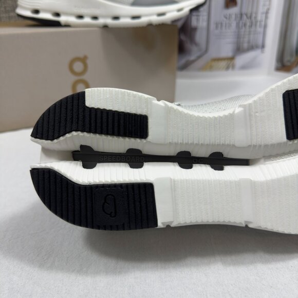 ON Running Cloud Cloudnova Women's White Sand Running Sneaker - Picture 10 of 11